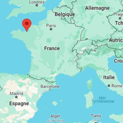 carte d'Europe, zone d'intervention de SCT